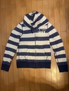 Abercrombie & Fitch フーディー 90s ボーダー