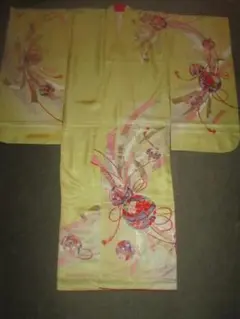 ■5~7歳女児用和装セット 着物・小物一式 数回使用 保存品 初詣や七五三などに