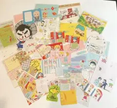 アニメキャラクター レターセット メモ用紙 多数まとめ売り