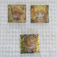 ⑪我妻善逸　善子　鬼滅の刃　ウエハースシール　3枚　匿名配送