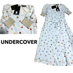 未使用 UNDERCOVER アンダーカバー 総柄 半袖 ワンピース レーヨン