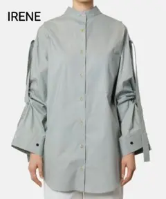美品 IRENE アイレネ　Roll Up Sleeve Shirt