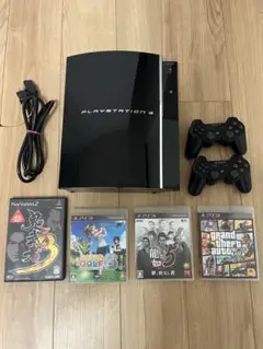 PlayStation 3 本体 （ジャンク）+ コントローラー2個