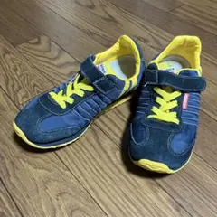 PATRICK ネイビー/イエロー スニーカー 22cm