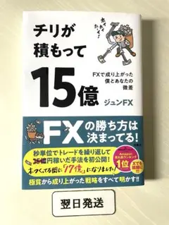 ‼️‼️翌日発送　チリが積もって15億 底辺からFXで成り上がった僕とあなたの微差