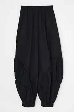 ★新品・紙タグ付き★ nagonstans ギャザーパンツ S ブラック 黒