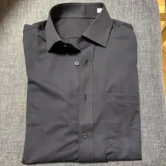 黒ワイシャツ　ブラックYシャツ　男性用　ノンアイロン