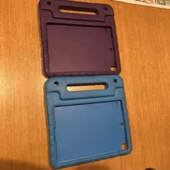 iPadケース 青 紫 2個セット