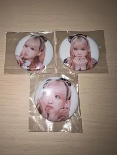REIRIE 缶バッち　金子理江　3種セット