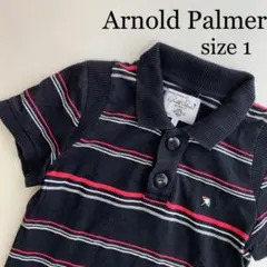 Arnold palmer ストライプ ゴルフウエア ポロシャツ ボーダー 半袖