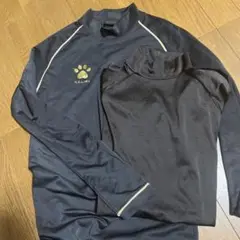 KELME ネイビー と黒の長袖アンダーシャツ 2枚セット