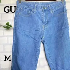 【GU】ジーユー デニムパンツ M シンプル カジュアル 定番 美品