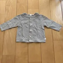 Cottoli コトリ　バースデイ　ボーダーカーディガン