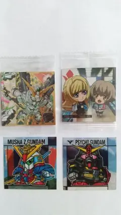 ユニコーンガンダム 聖闘士星矢 北斗の拳等シール11枚セット