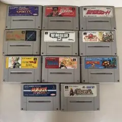 スーパー　ファミコン　ソフト11個まとめ売り