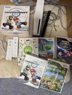 wii 本体、wiiリモコン カセット5点セット 動作確認済み