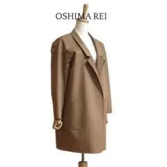 【美品】oshima rei ウール CPO シャツ コート レディース 美品】oshima rei ウール CPO シャツ コート レディース
