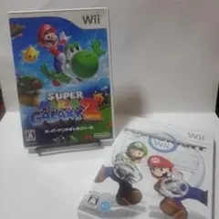 スーパーマリオギャラクシー2、マリオカート　Wiiソフト2個セット