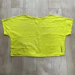 Reebok リーボック ショート丈 Tシャツ④
