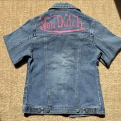Von Dutch デニムジャケット ライトブルー XS