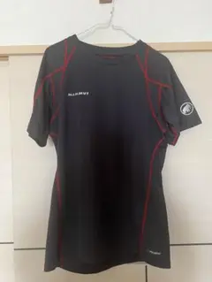 MAMMUT トレーニングシャツ S グレー/レッド