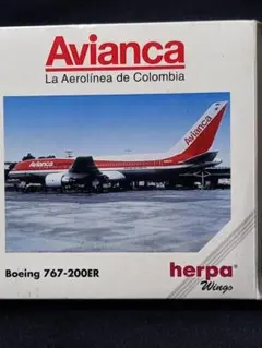 Avianca herpa wings ボーイング　767-200ER旅客機