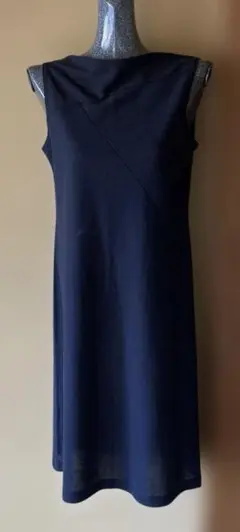 MICHELKLEIN ワンピース　夏　ネイビー　38