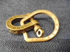 【新品】真鍮製 スターシャックル＆1920年代復刻 馬蹄形キーリング セット