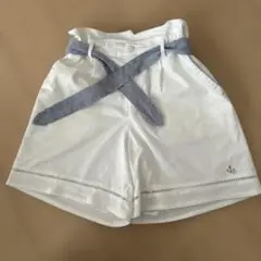 pom ponette ホワイトハーフパンツ Lサイズ