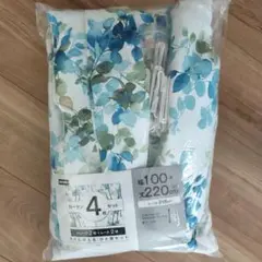 ニトリ　花柄カーテン　リム　4枚セット 100x220cm