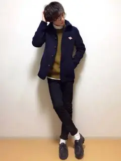 DANTON ダントン ウールモッサ フリークスストア size40 ネイビー