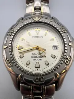 SEIKO TITANIUM SCUBA 7N35-6120 ダイバーズウォッチ SEIKO TITANIUM SCUBA 7N35-6120 ダイバーズウォッチ