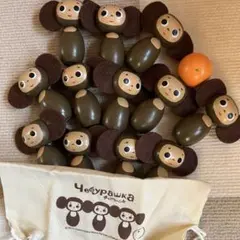 【入手困難】チェブラーシカ　木製ボーリングセット
