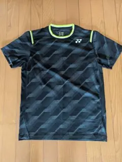 YONEX バドミントンシャツ M 黒/緑