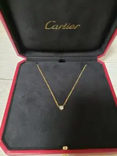 Cartier カルティエ ネックレス ゴールド 激レア 一粒ダイヤ
