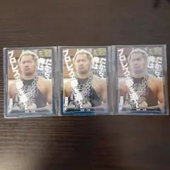 真壁刀義 キングオブプロレスカード 未開封　3枚セット