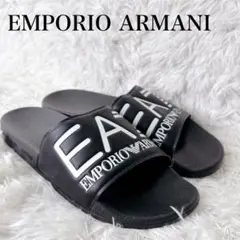 新品タグ付　EMPORIO ARMANI ロゴスライドサンダル