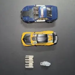 2個セット トランスフォーマー TLK02バリケード TLK22バンブルビー