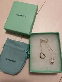 Tiffany オープンハート ネックレス 箱 巾着ケース付き 定番型♡