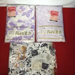 ねまき　パジャマ　ガーゼ生地　タオル生地　3着　135㎝　フリーサイズ　婦人服