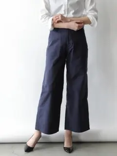 4099 ファクトリエ FACTELIER URVIN ワイドベイカーパンツ