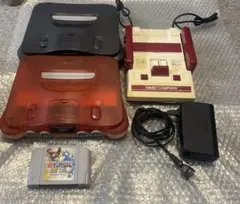 ゲーム機セット 任天堂 ファミリーコンピュータ NINTENDO64 本体