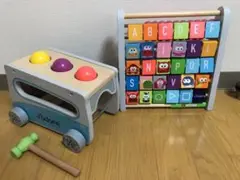 J'adore 木製おもちゃ2個セット