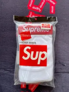 Supreme 白 未使用 1枚 ボクサーパンツ Sサイズ 男女兼用