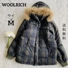 送料無料★良品★ウールリッチ★ジップアップ中綿ジャケット★M★あたたか