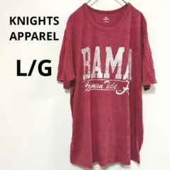 KNIGHTS APPAREL 【L】US古着 アラバマ大 カレッジTシャツ