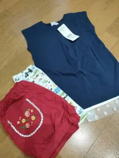 ベビー服セット　ワンピース　キュロット　90 95cm