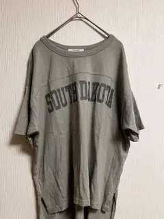 Samansa Mos2 グレー 半袖Tシャツ
