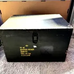 自衛隊　木製弾薬箱　57ミリ　無反動砲用　ミリタリー 自衛隊木製弾薬箱昭和60 59年式