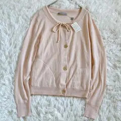 タグ付き✨セオリーリュクス カーディガン　カシミヤ100％　ボウタイ　リボン